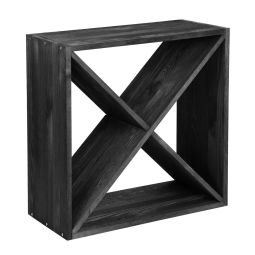 Botellero 52 cm, X-Cube, teñido de negro